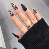 24pcs false nails black JP886